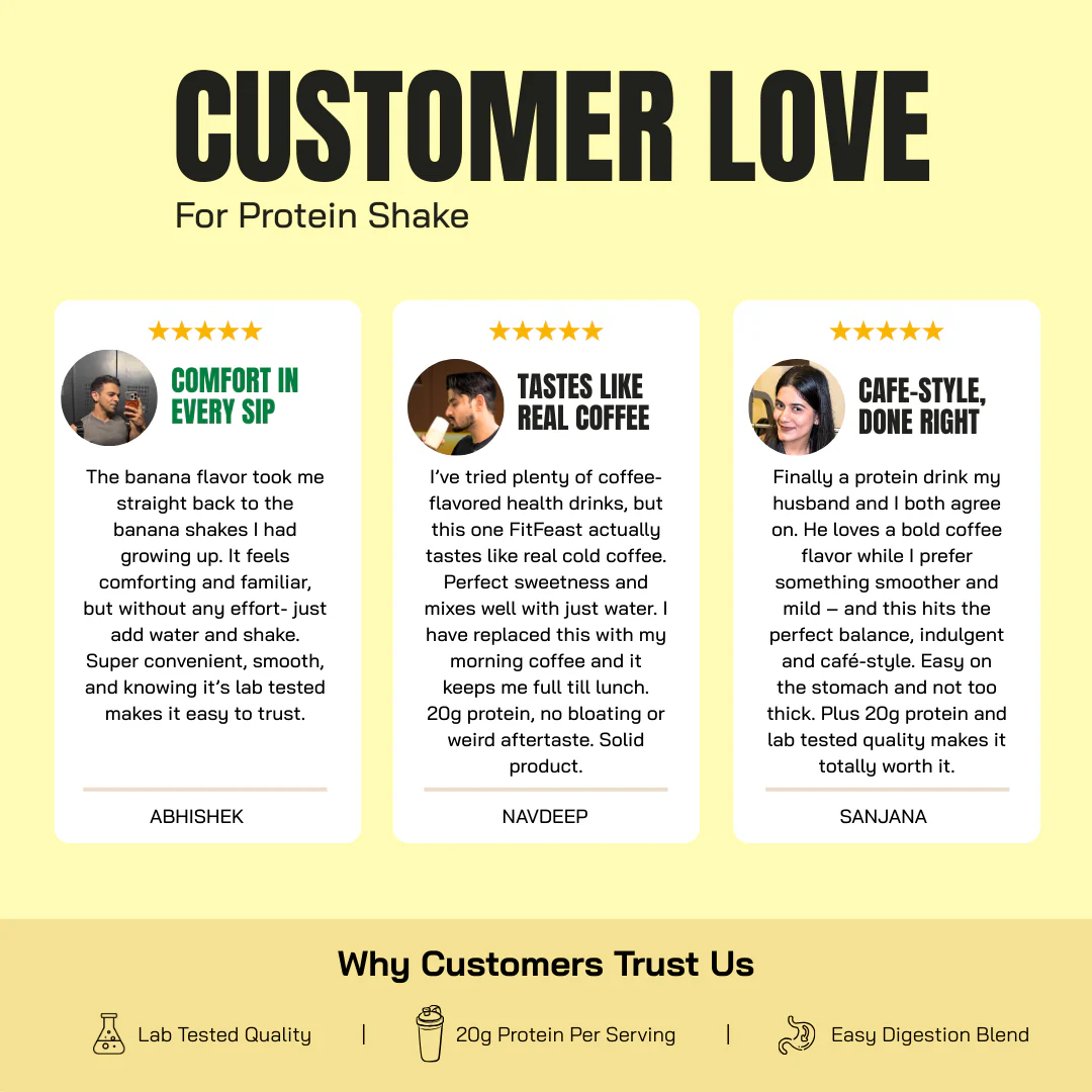 Assorted Protein Sachet Pack – Malai Kulfi,Chocolate,Banana & Coffee Flavour | As Seen on Shark Tank - Image 13