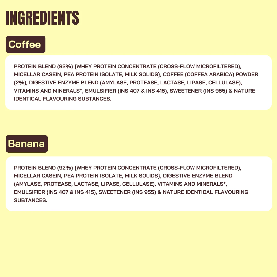 Assorted Protein Sachet Pack – Malai Kulfi,Chocolate,Banana & Coffee Flavour | As Seen on Shark Tank - Image 6