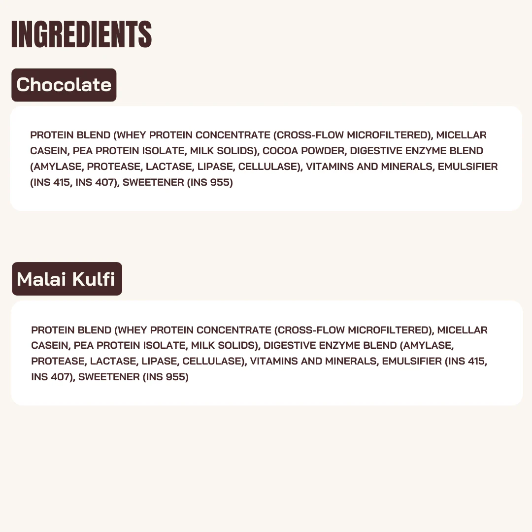 Assorted Protein Sachet Pack – Chocolate & Malai Kulfi | As Seen on Shark Tank - Image 6