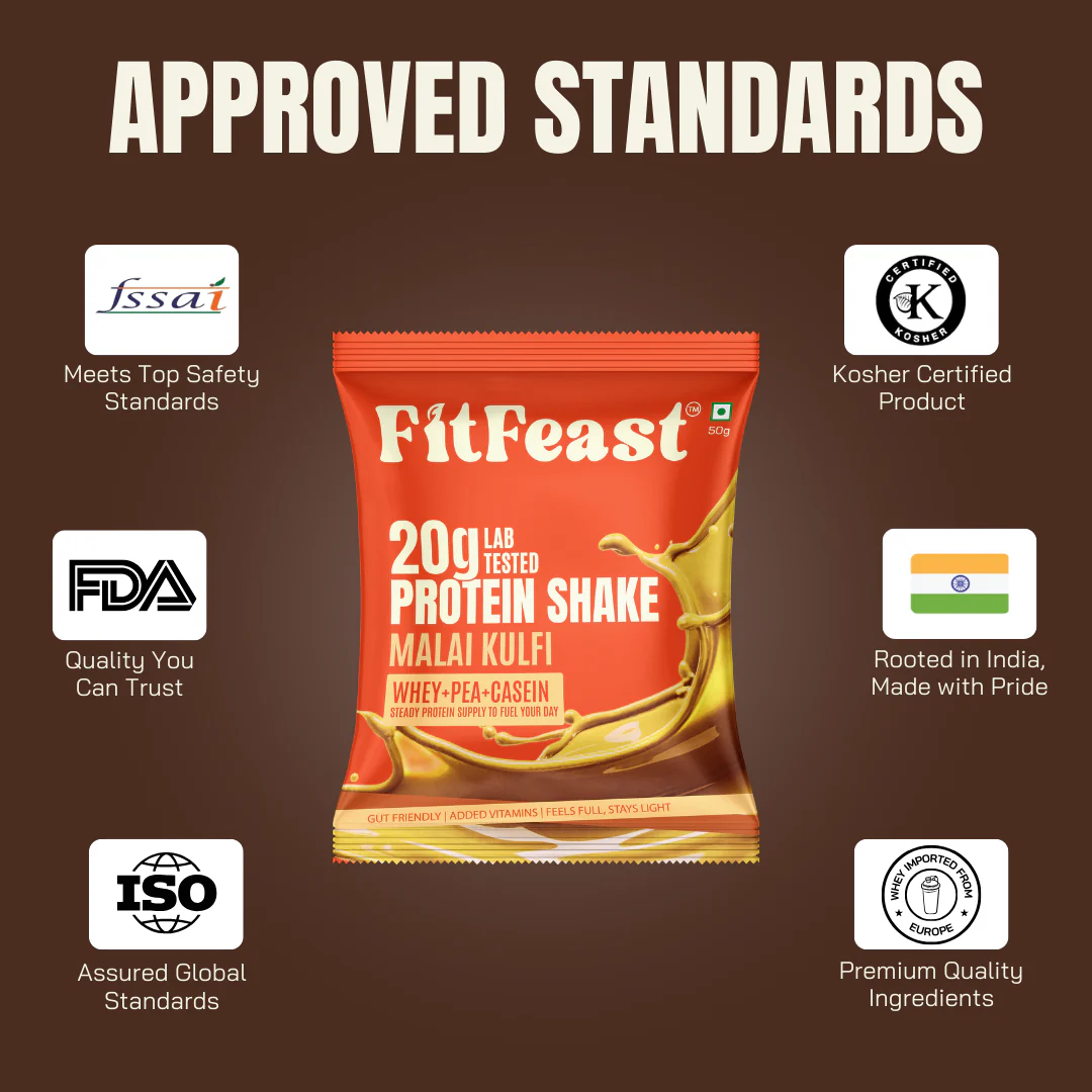 Assorted Protein Sachet Pack – Chocolate & Malai Kulfi | As Seen on Shark Tank - Image 8